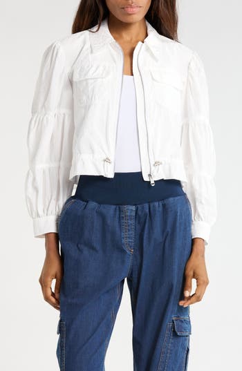 Cinq à Sept Melonia Jacket in White at Nordstrom Rack, Size Small