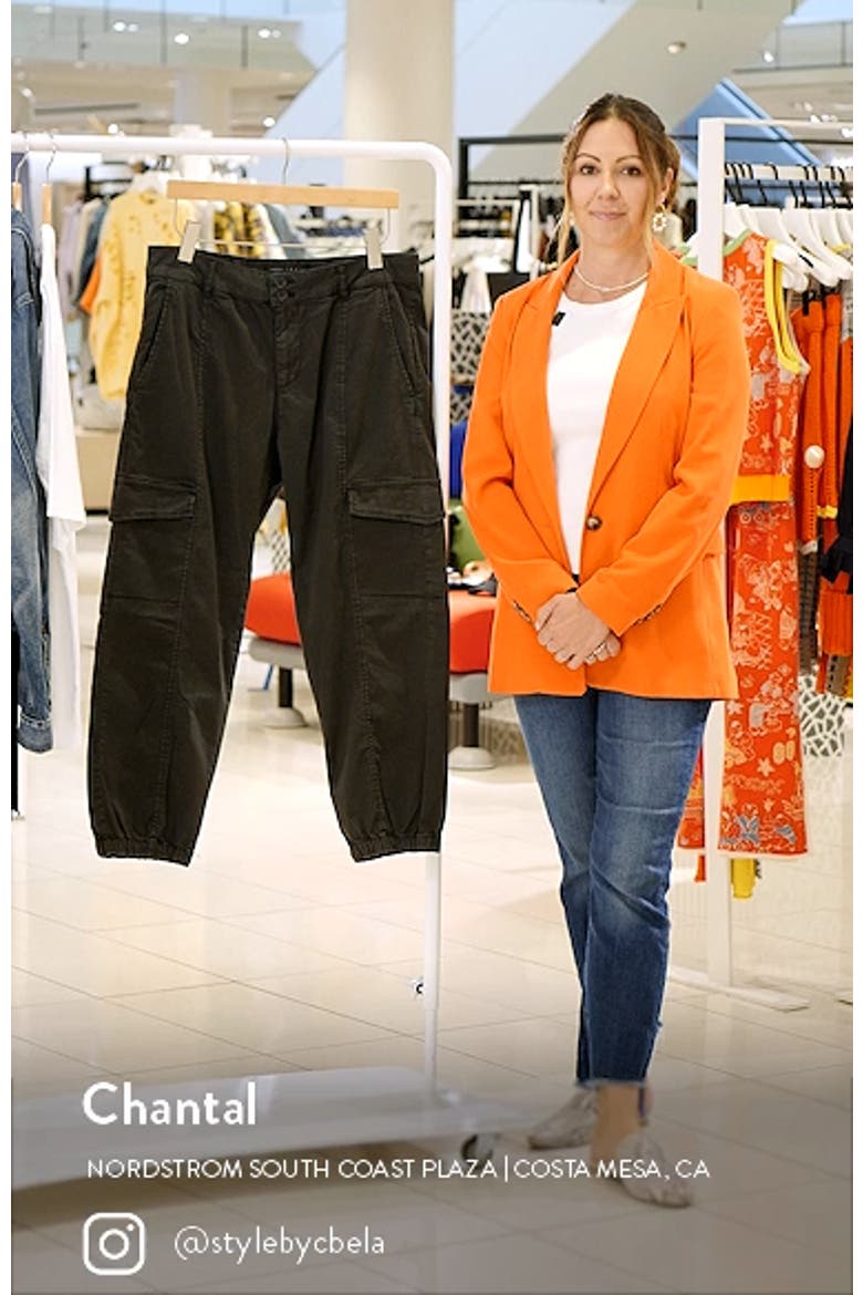Rebel Crop Stretch Cotton Cargo Pants video