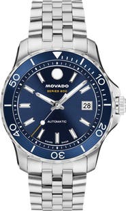 Movado Series 800 Automatic Bracelet Watch, 40mm