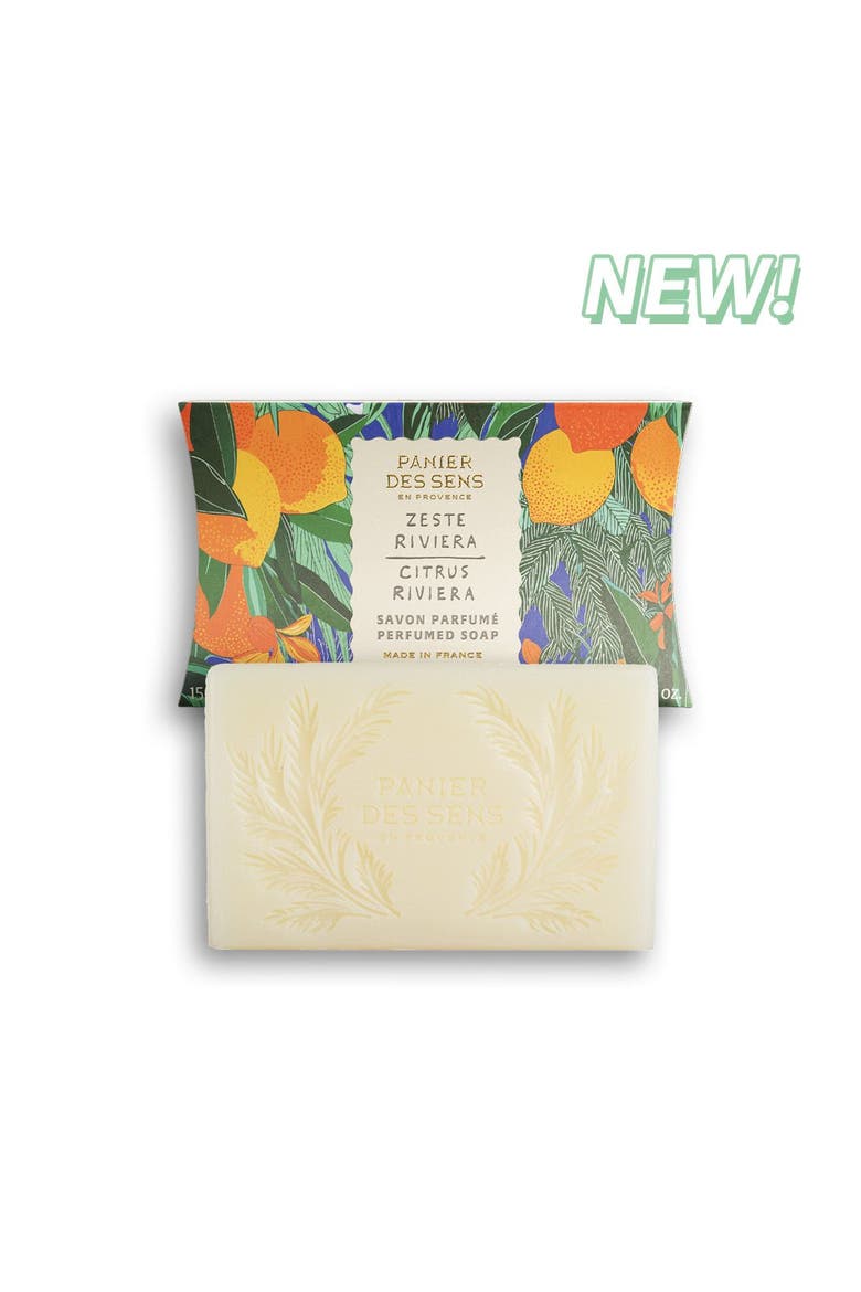 Citrus Riviera Soap French Luxury Bar Soap, Main, color, None