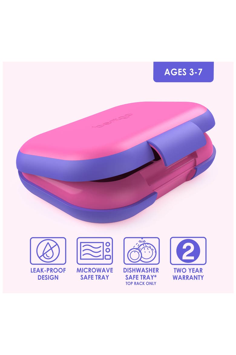 Chill Leak-Proof Lunchbox, Alternate, color, ELECTRIC PINK