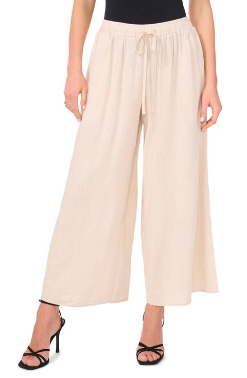 Solid Drawstring Pants