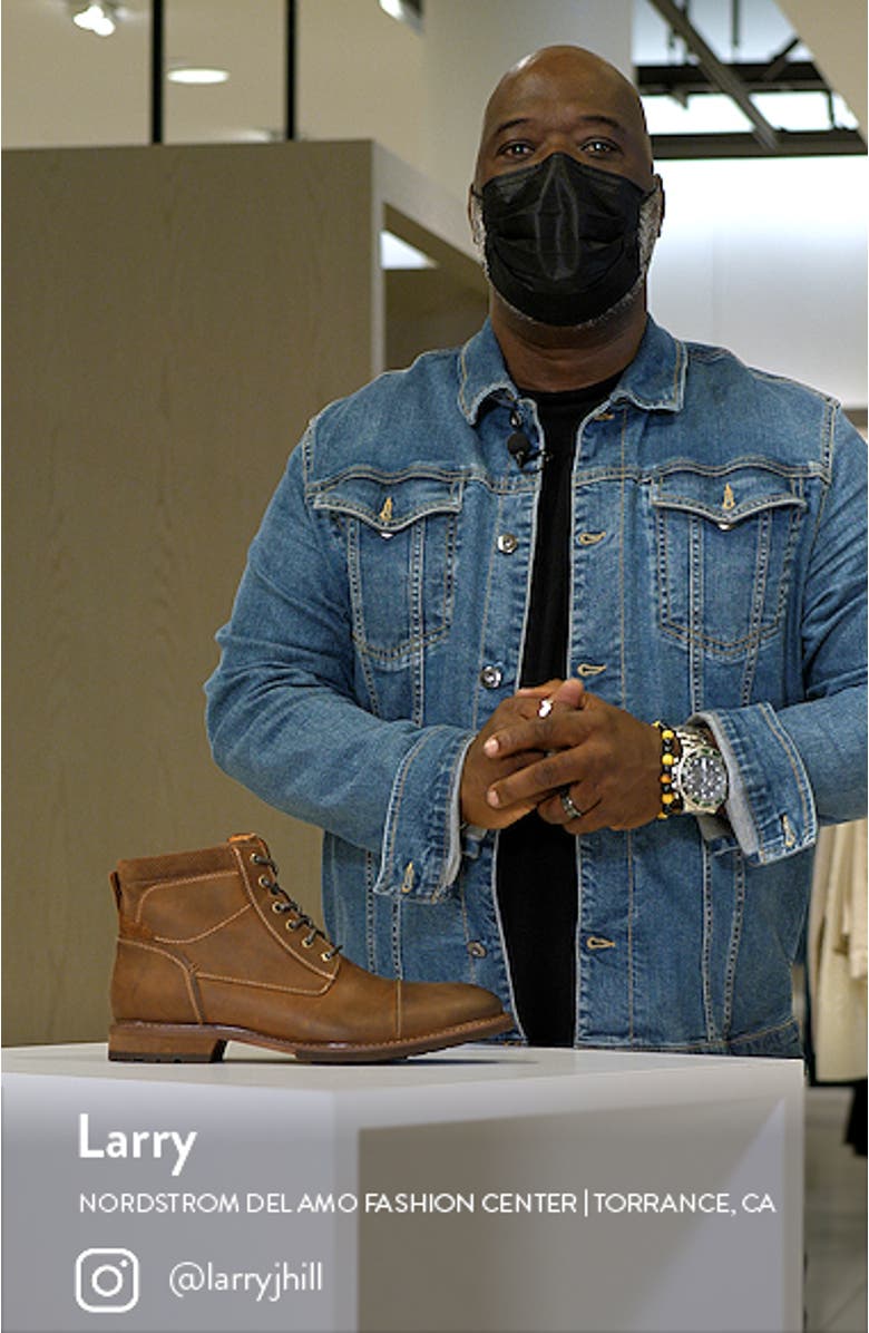 Lodge Cap Toe Lace-Up Boot, sales video thumbnail