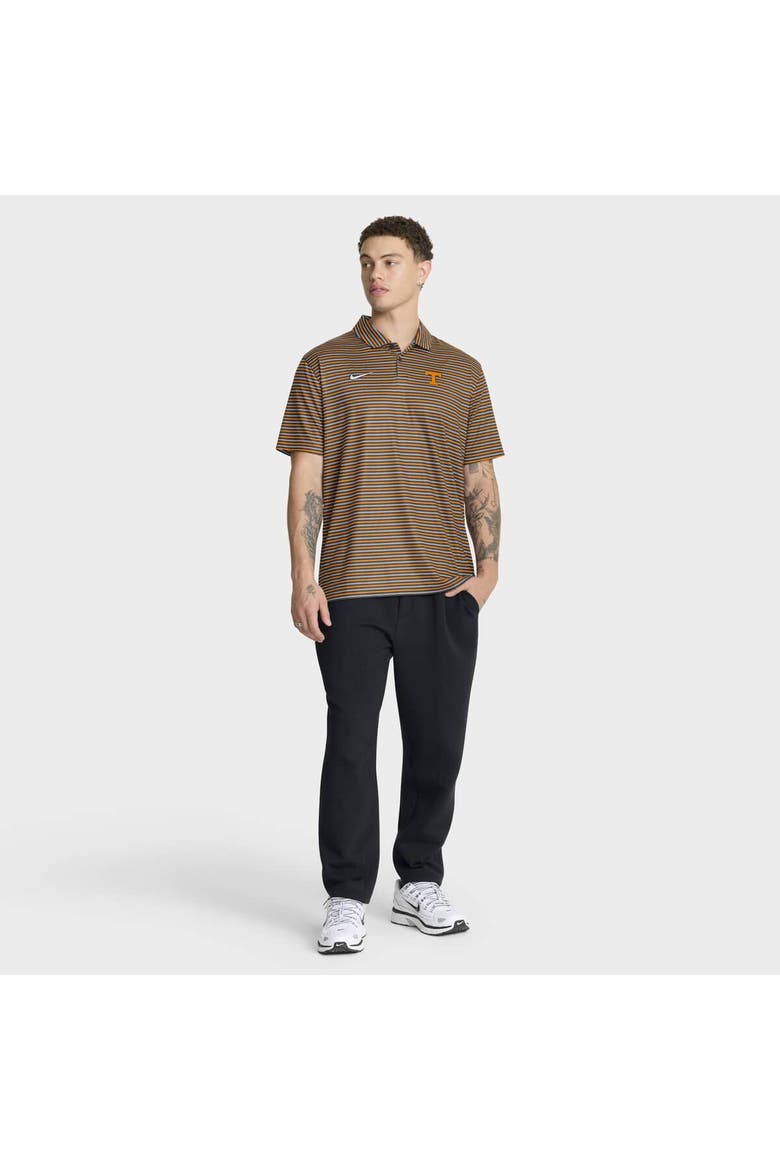 Men's Nike Tennessee Orange Tennessee Volunteers 2025 Coaches Premium Tour Stripe Dri-FIT Polo, Alternate, color, Tennessee Orange