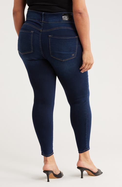 Seven7 High Waist Curvy Legging Jeans In Blue
