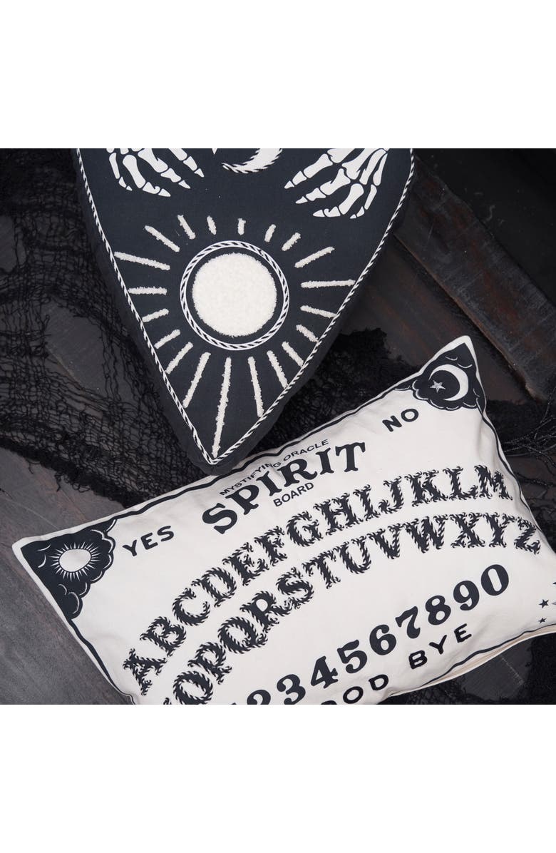 C&F Home Spirit Board Throw Pillow, 14" x 22", Alternate, color, Off-White