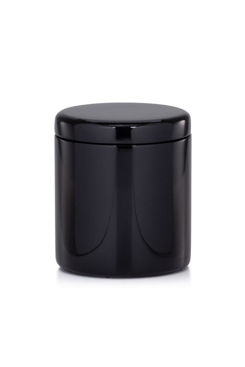 Domus Black Gloss Canister, Main, color, BLACK