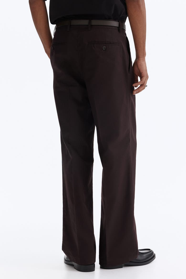 Loose-Fit Tailored Pants, Alternate, color, Brown