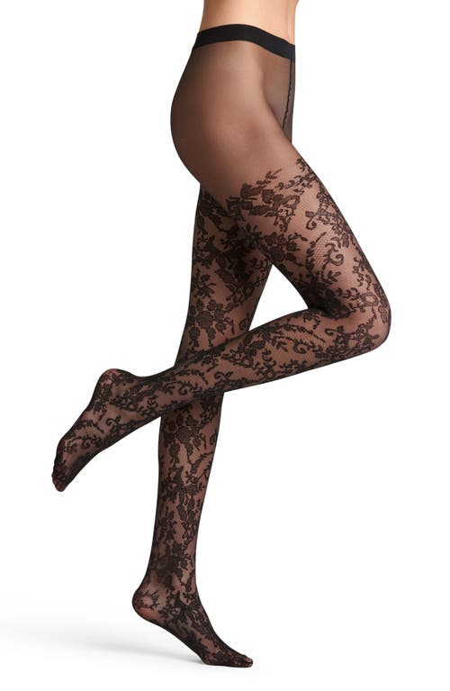 Falke Sensual Boulevard Tights In Black