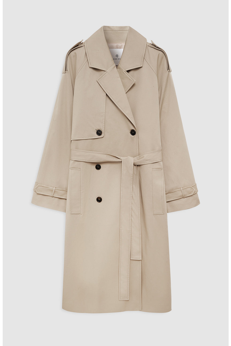 Rickie Maxi Trench, Alternate, color, Beige
