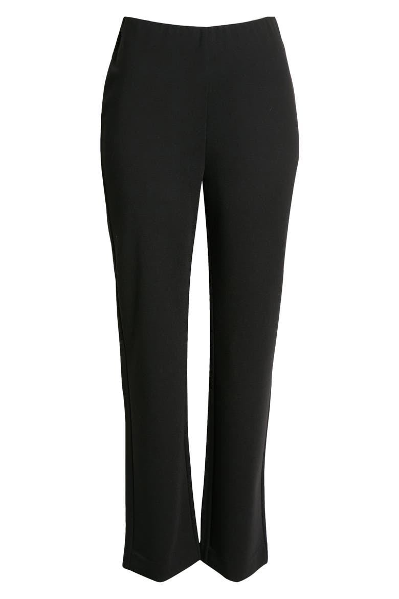 Paige Straight Leg Trousers, Alternate, color, BLACK