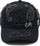 Cult of Individuality Paisley Embellished 5-Panel Trucker Hat