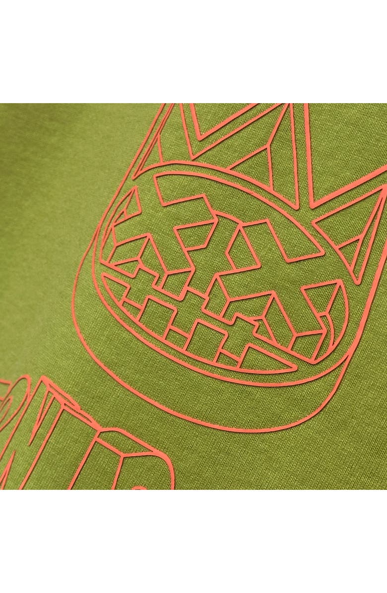 Cult of Individuality Boxy Fit Logo Graphic T-Shirt, Alternate, color, Green Oasis