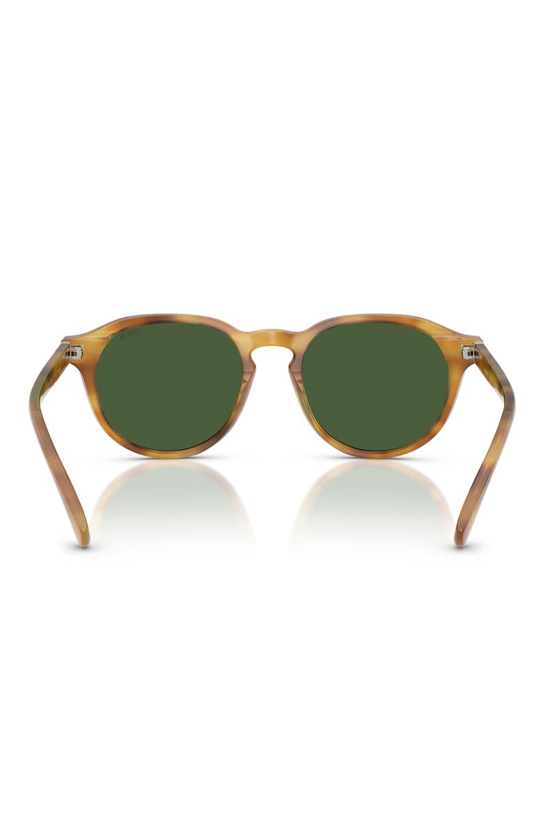 52mm Phantos Sunglasses, Alternate, color, TORTOISE LIGHT BROWN / GREEN