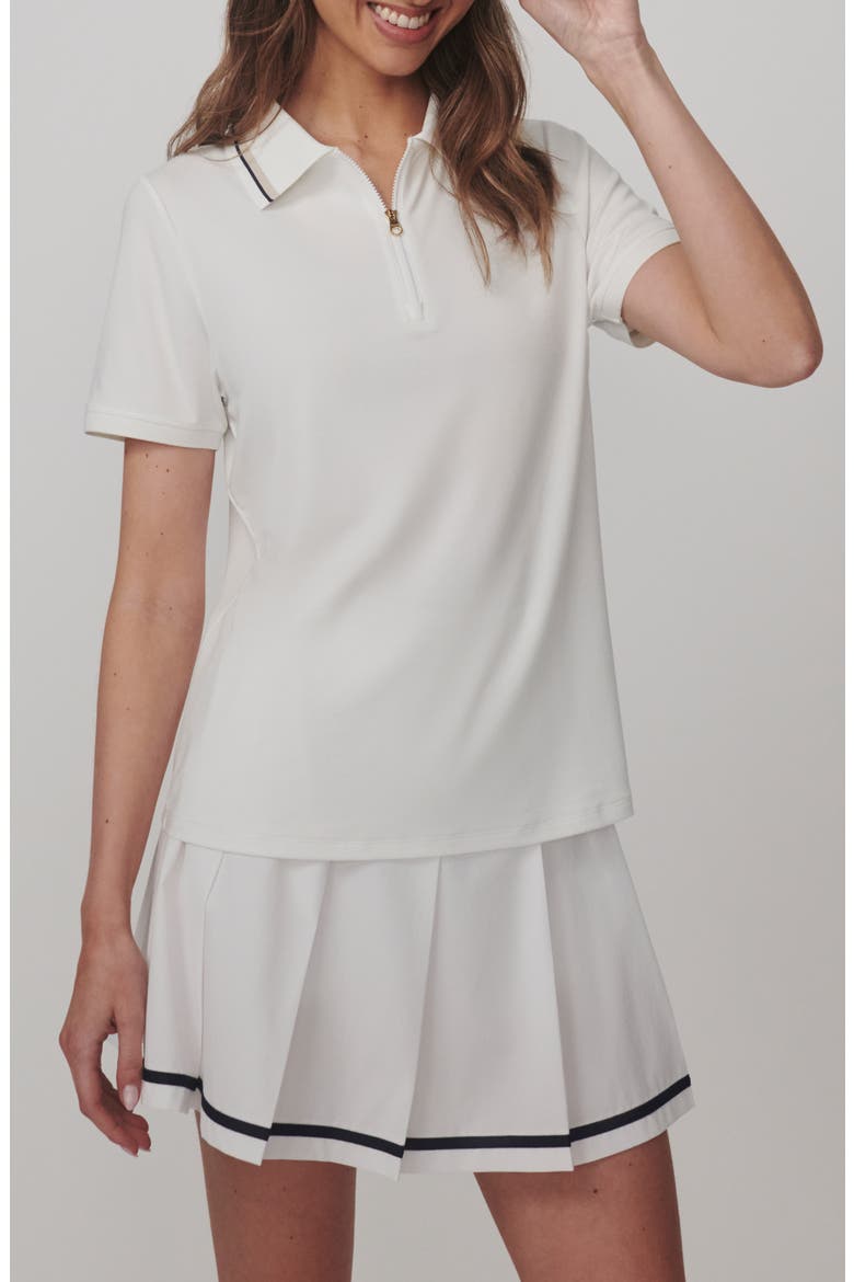 Elton Performance Polo, Main, color, WHITE