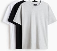 H&M 3-pack regular fit t-shirts