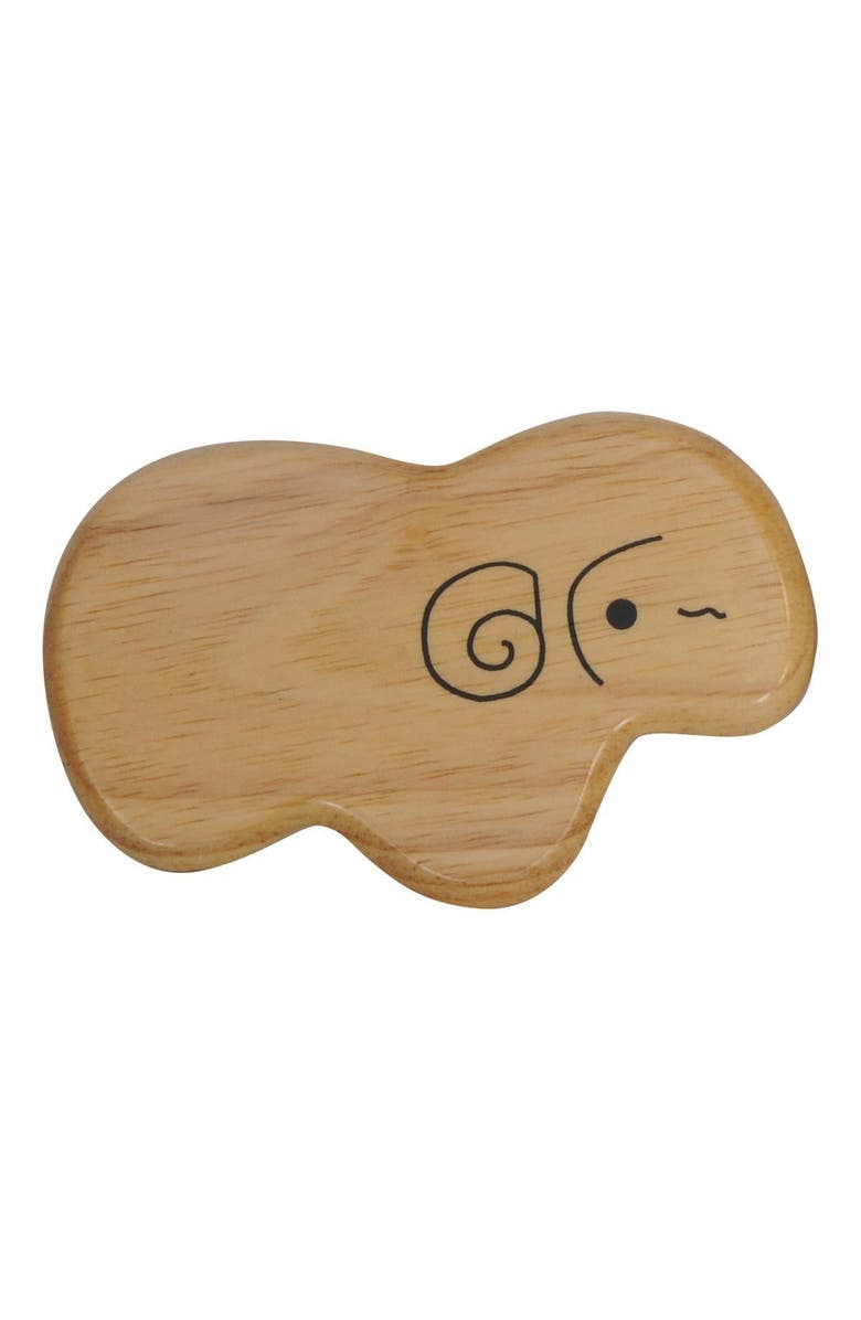 Kaplan Early Learning Company Soft Sounds 4 Wooden Animal Shakers, Alternate, color, Beige