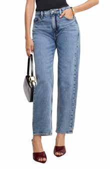 Good American Good Standard Straight Leg Jeans