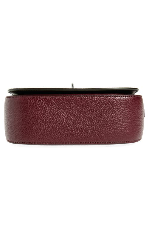 Mulberry Small Darley Satchel In Black Cherry