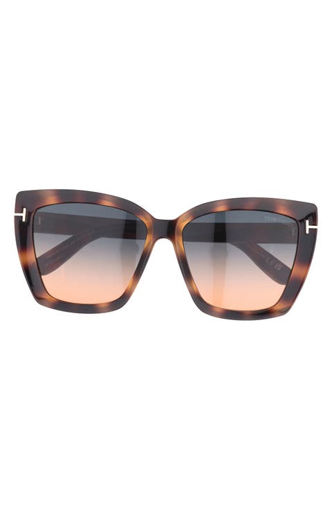 Scarlet-02 57mm Square Sunglasses