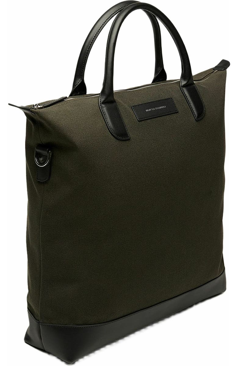 Want Les Essentiels O'Hare Organic Cotton Canvas Tote, Alternate, color, Green