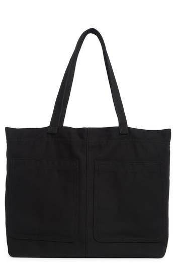 Madden Girl Canvas Tote In Black