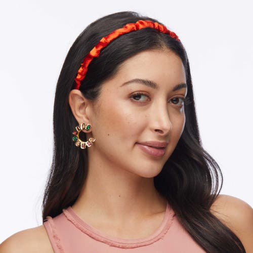 Lele Sadoughi Jessie Silk Headband In Red