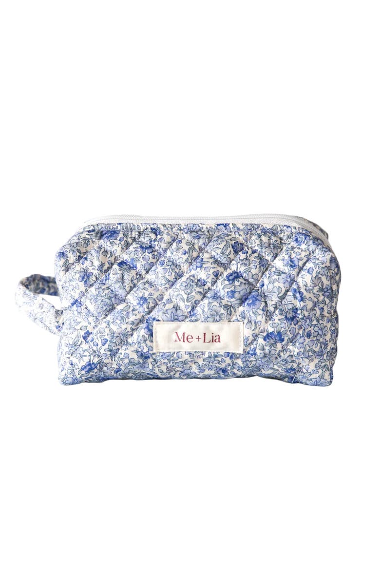 Make-up Pouch - Small, Main, color, Blue Blossom