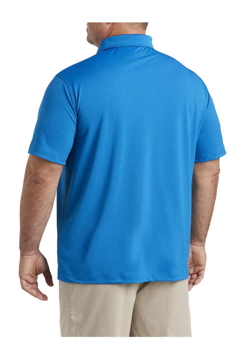 Big & Tall Solid Golf Polo Shirt, Alternate, color, BLUE