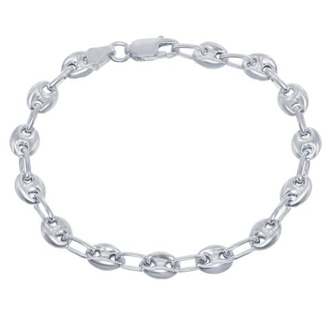 Sterling Silver Fancy Link Bracelet