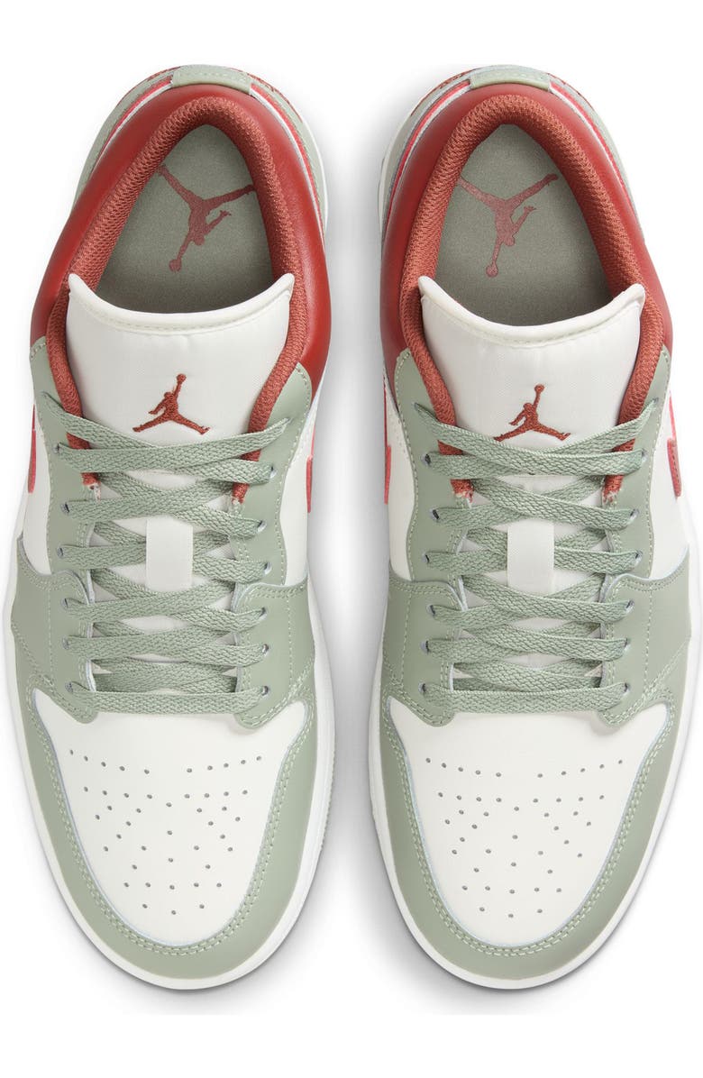 Nike Air Jordan 1 Low Sneaker, Alternate, color, Sail/ Jade Horizon