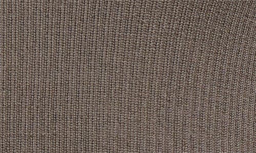 Rick Owens Virgin Wool Rib Sweater In Dust