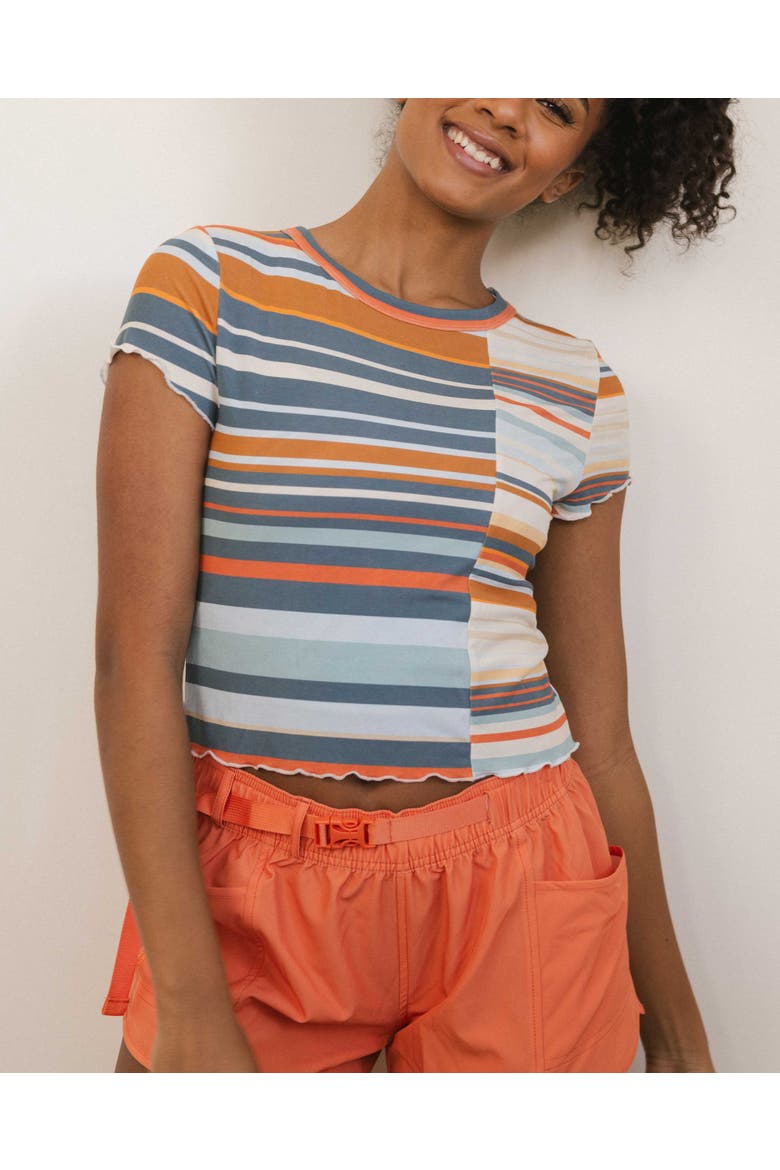 Modal Valley Tee, Main, color, Cascade Stripe