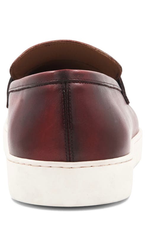 Bruno Magli Prato Penny Loafer In Bordeaux
