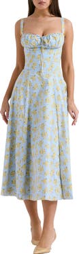 HOUSE OF CB Carmen Bustier Sundress