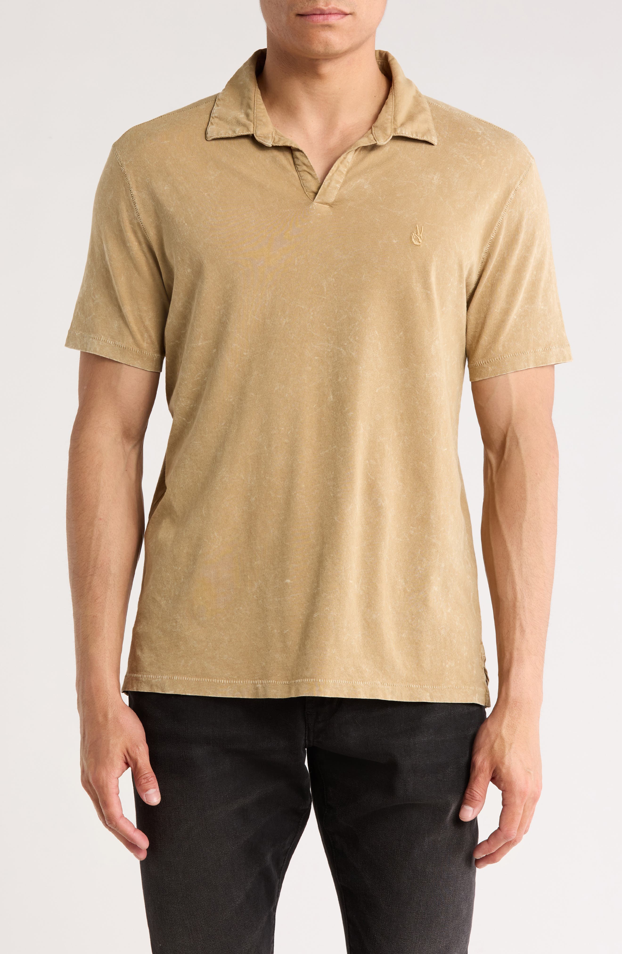 John Varvatos Bodhi Marble Wash Polo