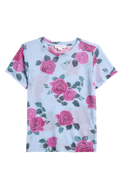 GOOD AMERICAN GOOD AMERICAN MESH BABY TEE