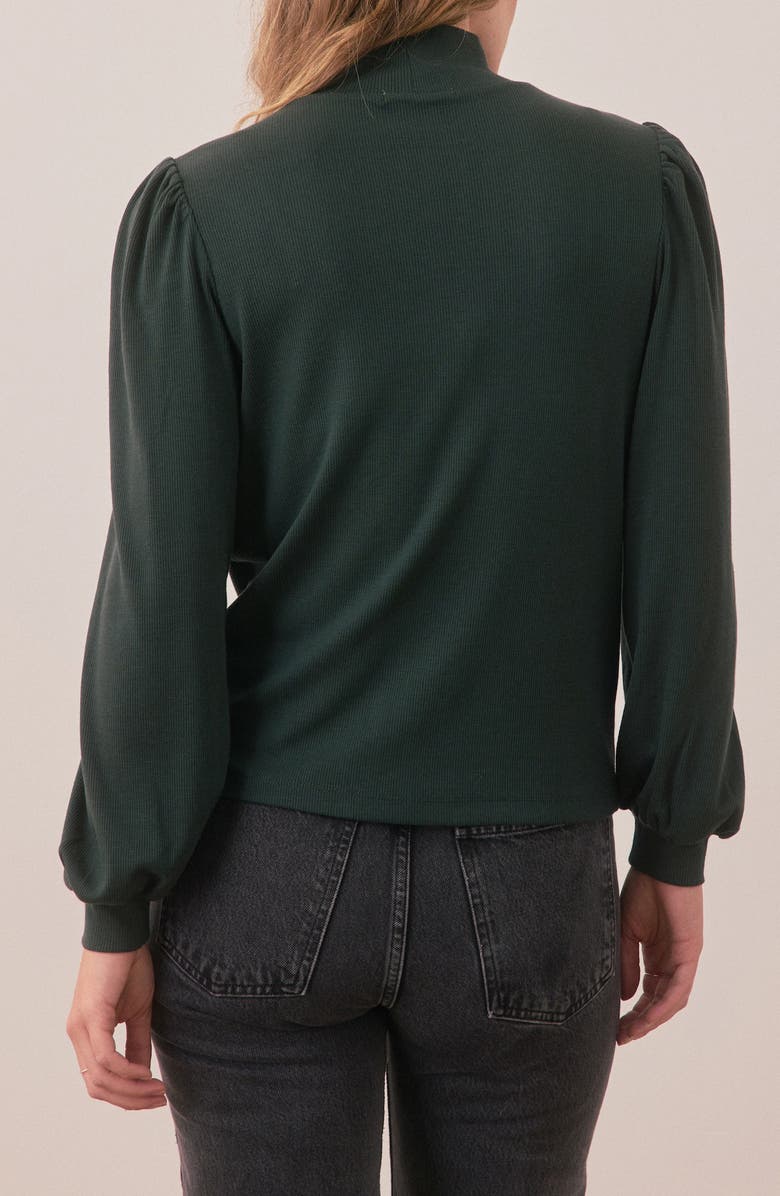 Marine Layer Lexi Turtleneck Rib Top, Alternate, color, 
