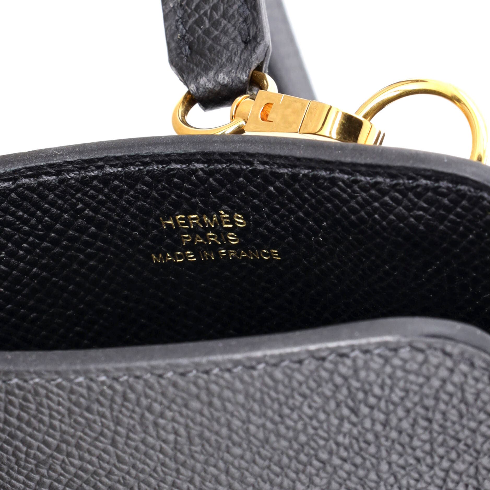 Pre-Owned Hermes Hermesway Phone Case Crossbody Bag Epsom, Alternate, color, Noir