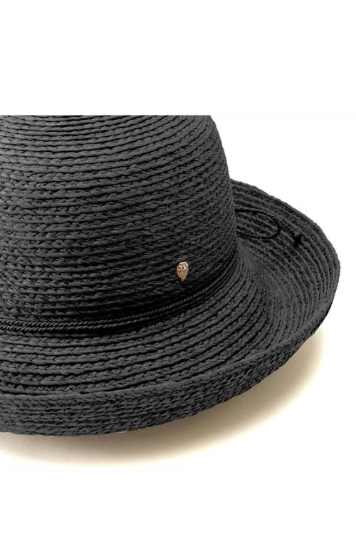 Helen Kaminski Prima 10 Raffia Hat In Charcoal