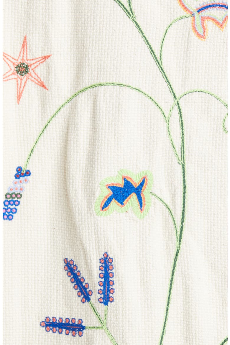 Wildflower Embroidered Cotton Pullover, Alternate, color, ECRU MULTI