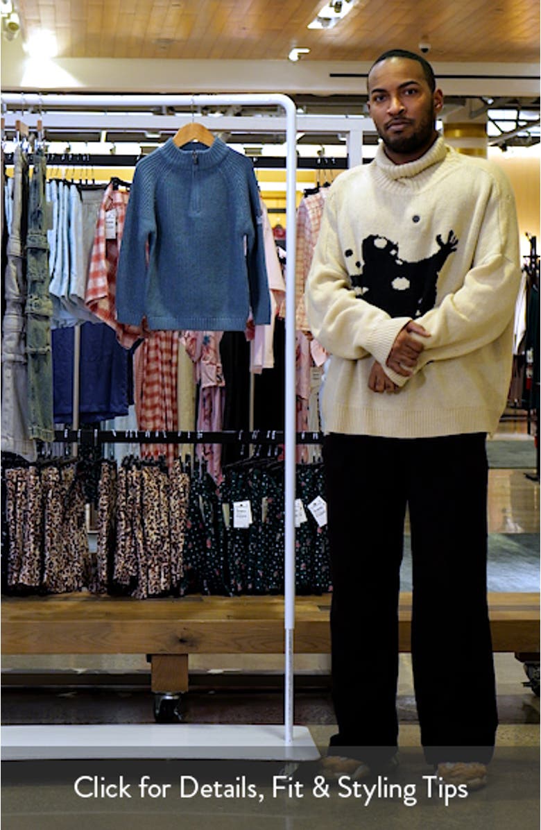 Kids' Quarter Zip Sweater, sales video thumbnail