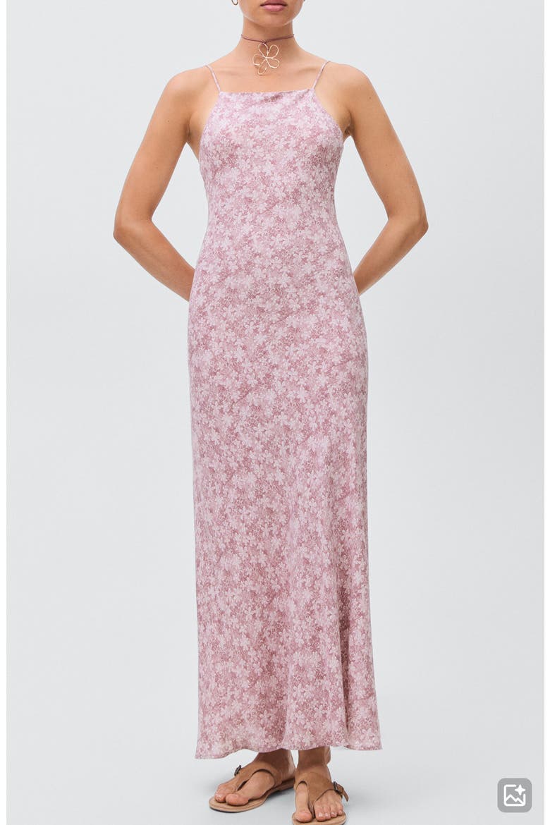 Floral Maxi Dress, Main, color, PINK