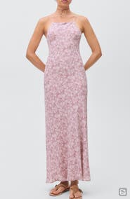 MANGO TEEN Floral Maxi Dress