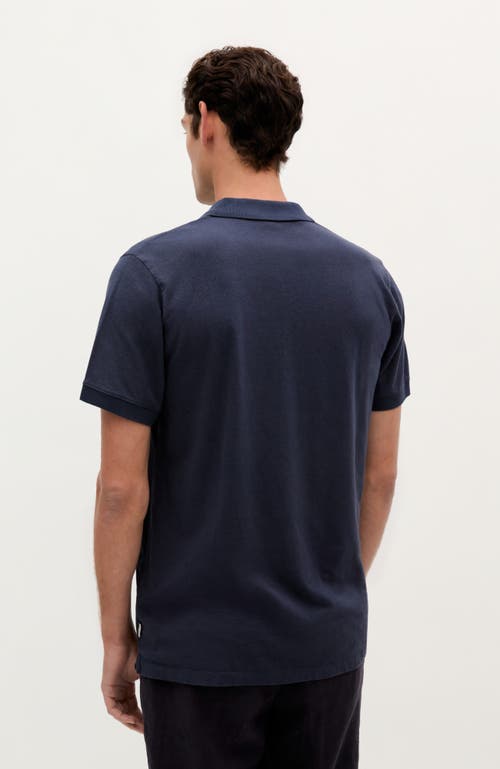 Scalpers Icon Rustic Polo In Blue