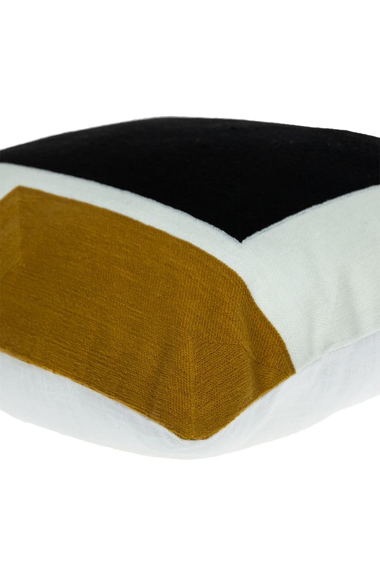 PARKLAND COLLECTION Scalic Black Throw Pillow, Alternate, color, Black