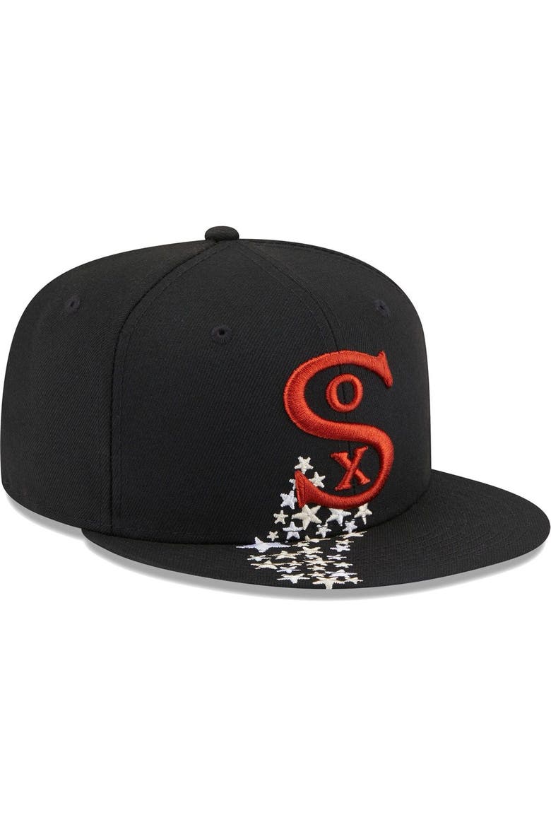 Men's New Era Black Chicago White Sox  Meteor 59FIFTY Fitted Hat, Alternate, color, Black