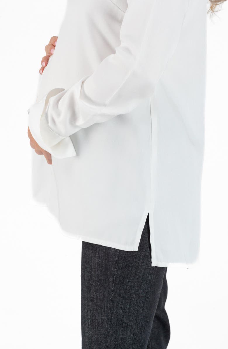 Cache Coeur Tina Maternity/Nursing Button-Up Shirt, Alternate, color,