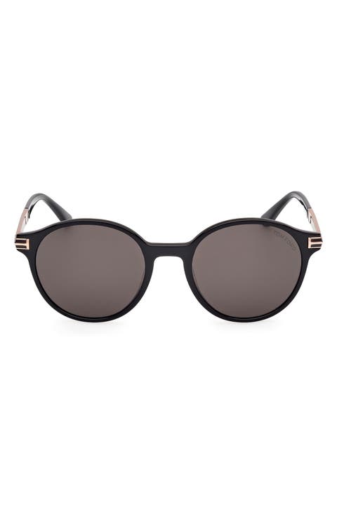 52mm Round Sunglasses