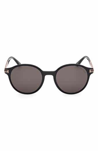 TOM FORD 52mm Round Sunglasses